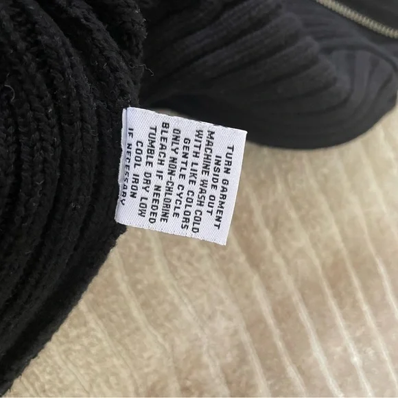 525 Ribbed Knit Zip Cardigan - Picture 7 of 7